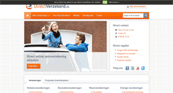 Desktop Screenshot of directverzekerd.nl